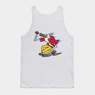 Skater Wolf Tank Top